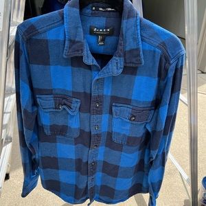 Blue flannel
